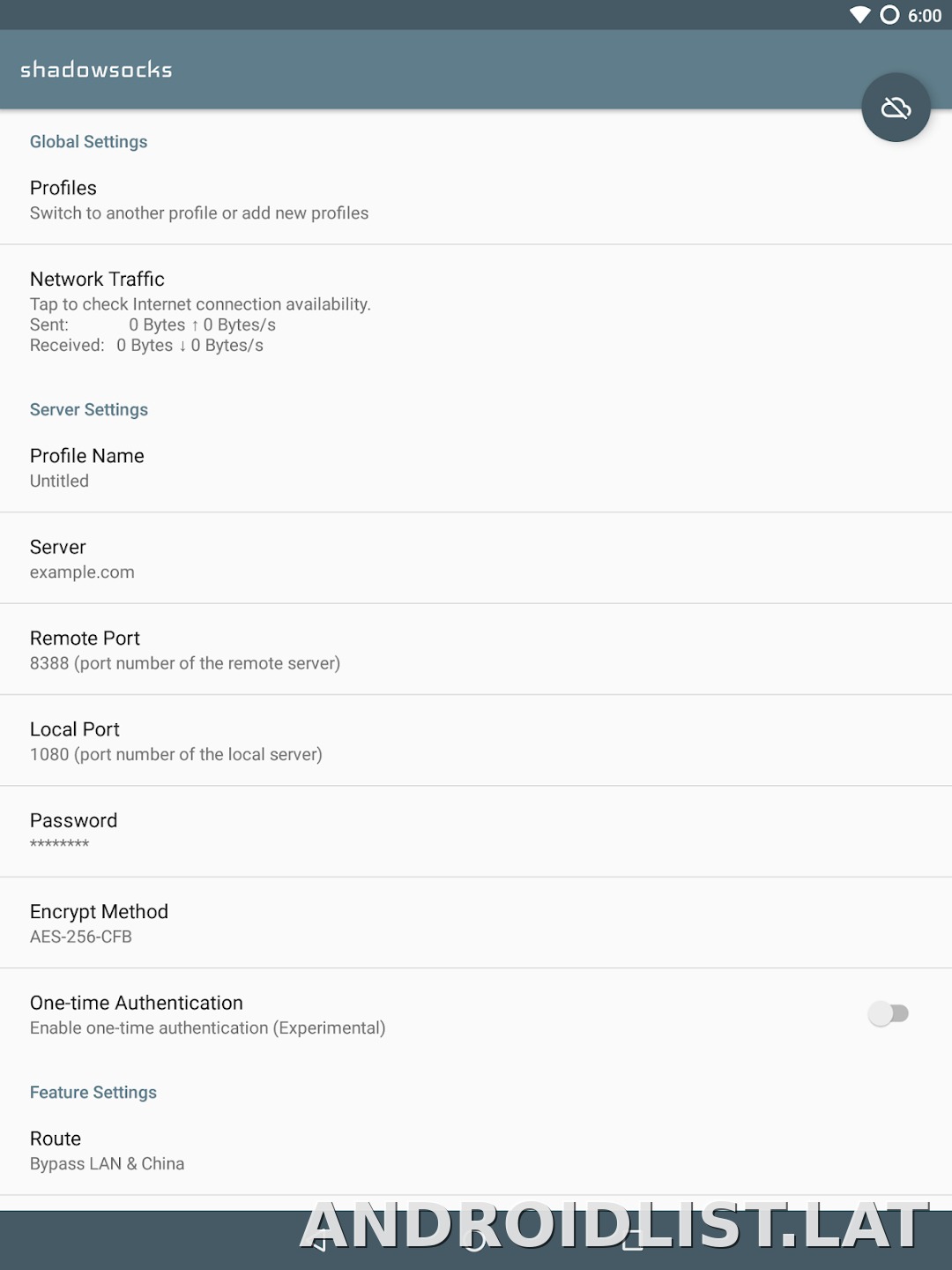 Shadowsocks скриншот 5